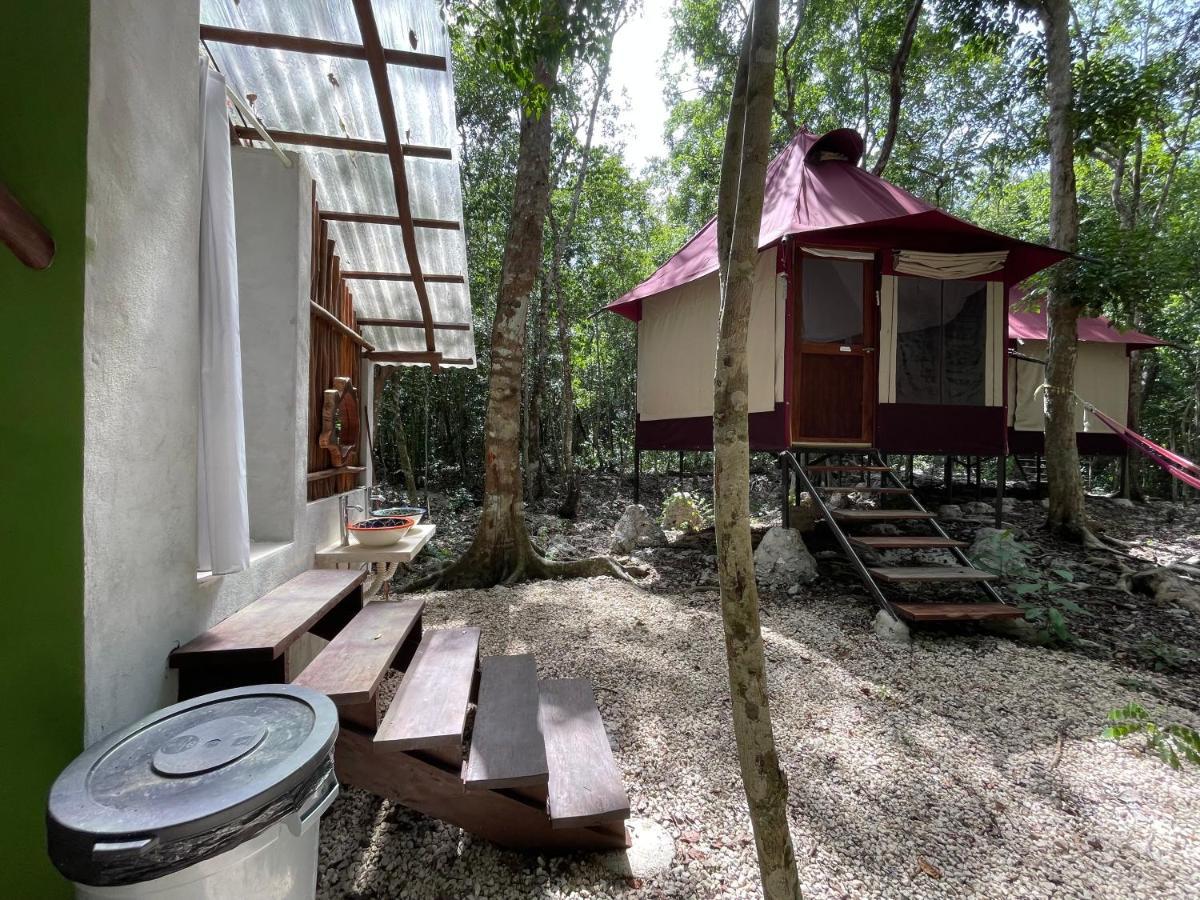 Hotel Magical Jungle Eco Cabana -Tulum Macario Gomez Esterno foto