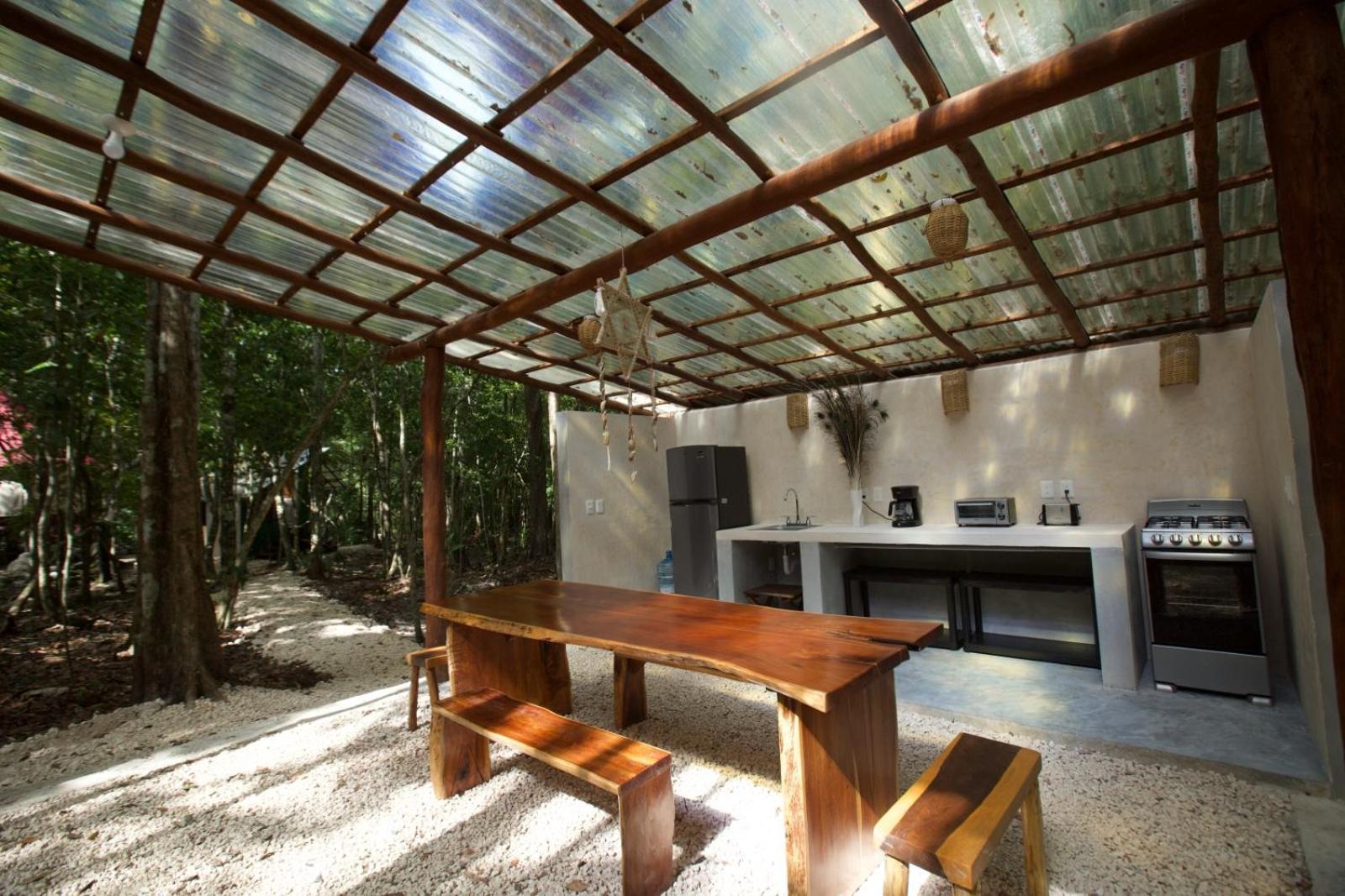 Hotel Magical Jungle Eco Cabana -Tulum Macario Gomez Esterno foto